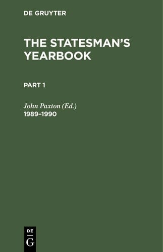 The Statesman's Yearbook/1989–1990