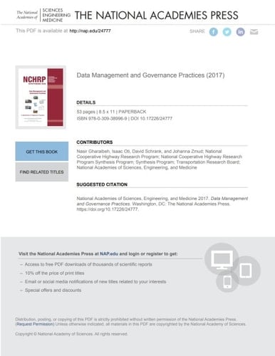 Data Management and Governance Practices