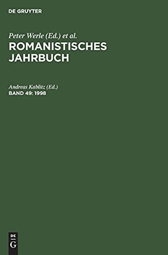 Romanistisches Jahrbuch/1998