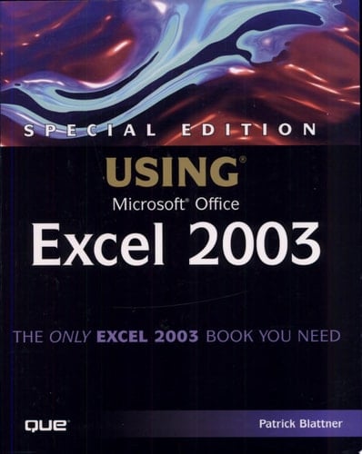 Using Microsoft Office Excel 2003