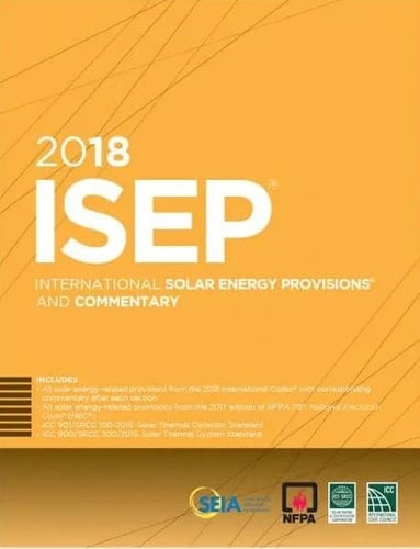 2018 ISEP International Solar Energy Provisions and Commentary