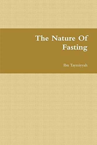 The Nature of Fasting