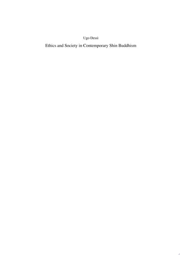 Ethics and Society in Contemporary Shin Buddhism