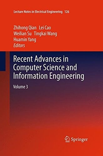 Recent Advances in Computer Science and Information Engineering Volume 3
