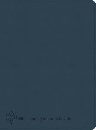 Rvr 1960 Biblia de Estudio Consejería Para La Vida, Azul Pizarra, Símil Piel Sabiduría Práctica Para Toda La Vida