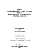 Peran majalah hiburan tahun 1970-1989 dalam perkembangan kesusasteraan Indonesia modern