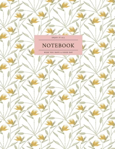 Notebook 100 Lined Journal Pages | Diary | 8. 5 X 11 Large Composition Notebook Matte Finish Paperback