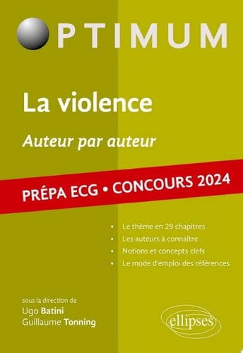 La violence ECG 2024 - Auteur par auteur