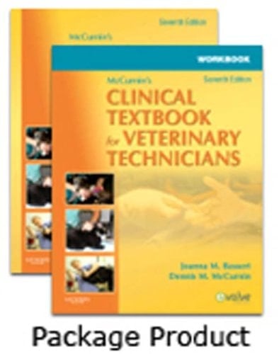 McCurnin's Clinical Textbook for Veterinary Technicians - Textbook and Workbook Package