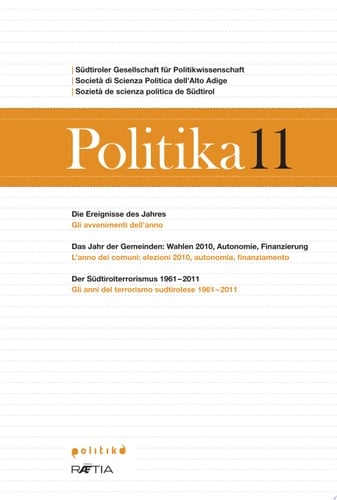 Politika 11 Jahrbuch für Politik | Annuario di politica | Anuer de pulitica