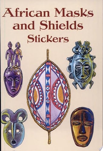 African Masks and Shields Stickers