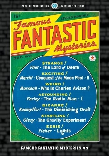 Famous Fantastic Mysteries #3 Facsimile Edition