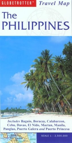 The Philippines Travel Map (Globetrotter Travel Map)