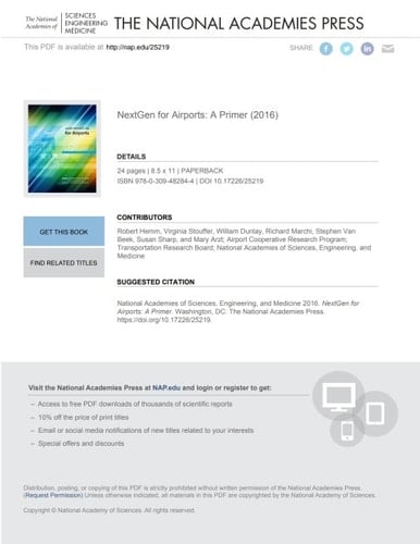 NextGen for Airports: A Primer