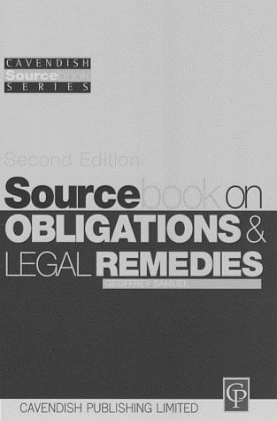 Sourcebook on Obligations and Legal Remedies