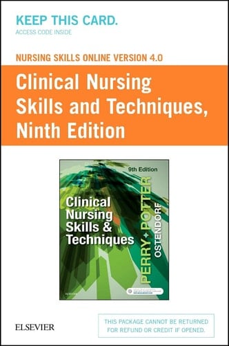 Nursing Skills Online Version 4.0 for Clinical Nursing Skills and Techniques (Access Code)