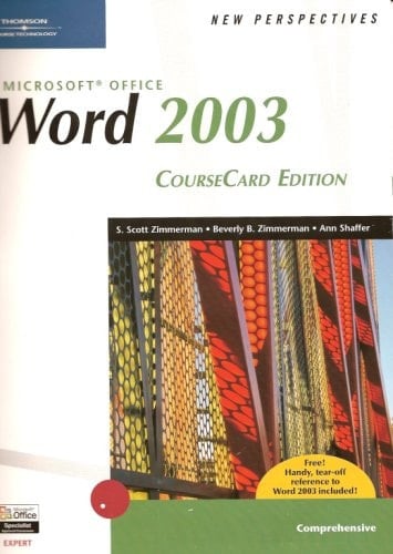 New Perspectives on Microsoft Office Word 2003, Comprehensive, Packaged w/Sam 2003 3.0, Review Pack CD & Sam 2003 Course Card (New Perspectives)