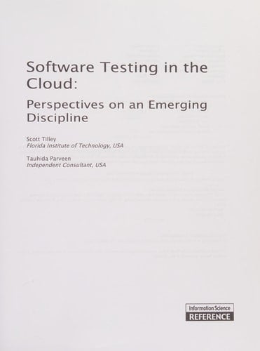 Software Testing in the Cloud