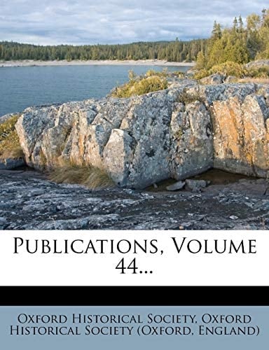 Publications, Volume 44...