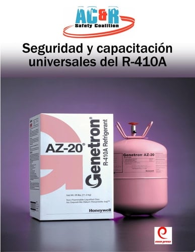 Seguridad y capacitación universales del R-410A