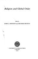 Religion and Global Order (Religion, Culture, and Society)