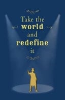 Take the World and Redefine It Blank Journal and Motion Picture Quote