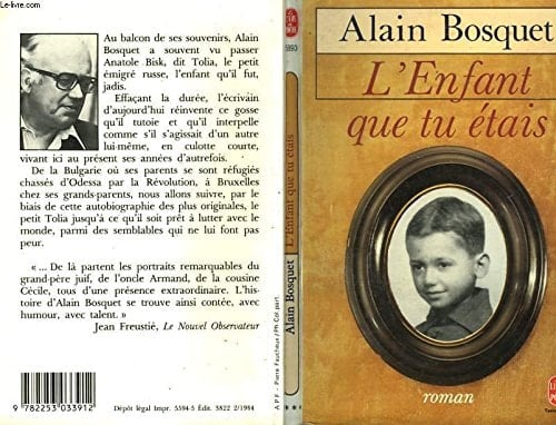 L'enfant que tu étais roman
