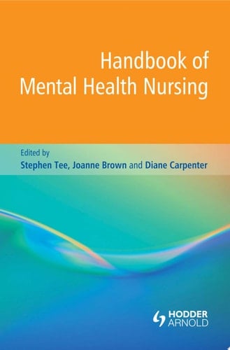 Handbook of Mental Health Nursing
