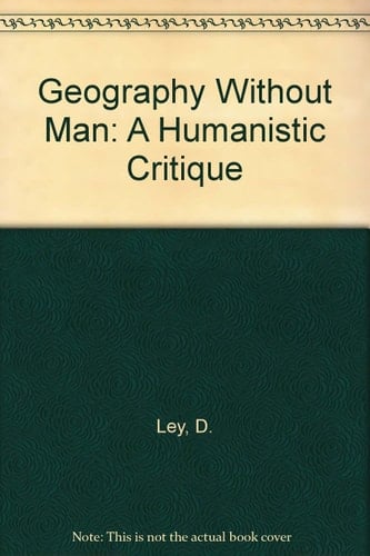 Geography without Man