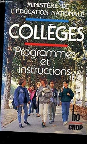 Collèges programmes et instructions 1985