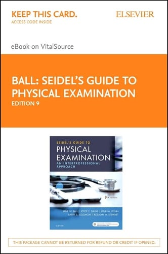 Seidel's Guide to Physical Examination - Elsevier eBook on VitalSource (Retail Access Card): An Interprofessional Approach