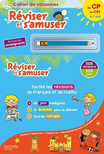 Réviser et s'amuser du CP au CE1 Avec 1 crayon-gomme