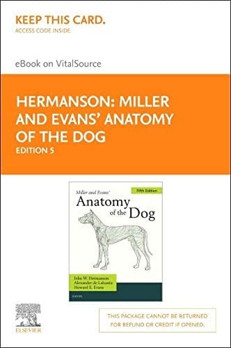 Miller and Evans' Anatomy of the Dog - Elsevier eBook on VitalSource (Retail Access Card)