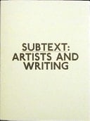 Subtext Artists and Writing