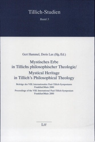 Mystical heritage in Tillich's philosophical theology