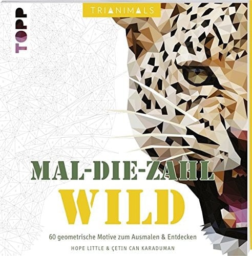 Mal-die-Zahl: Wild 60 geometrische Motive zum Ausmalen & Entdecken. Mit Masken zum Heraustrennen