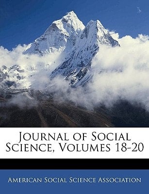 Journal of Social Science, Volumes 18-20