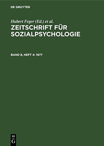 Zeitschrift für Sozialpsychologie/1977