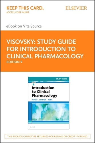 Study Guide for Introduction to Clinical Pharmacology - Elsevier eBook on VitalSource (Retail Access Card)