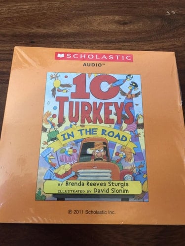 scholastic audio cd : 10 turkeys in the road