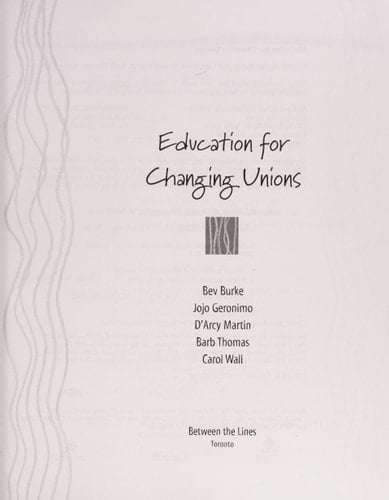 Education For Changing Unions
