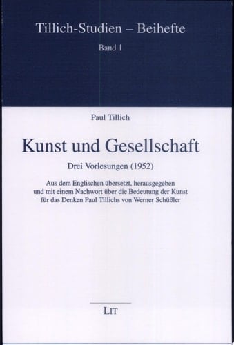 Kunst und Gesellschaft drei Vorlesungen (1952)