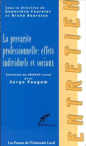 La précarité professionnelle effets individuels et sociaux