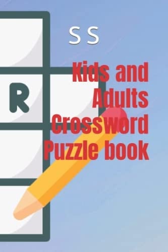 Kids and Adults Crossword Puzzle book