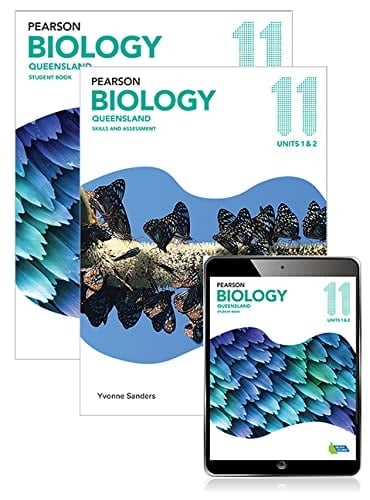 Pearson Biology 11 Queensland Student Book. units 1 & 2
