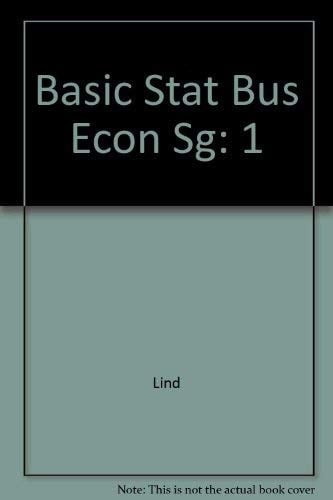 Basic Statistics for Business and Economics