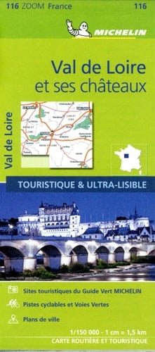 France ZOOM Map 116 : Val de Loire et ses Chateaux (French Edition)