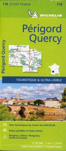 France ZOOM Map 118 : Quercy Périgord (French Edition)