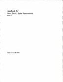 Handbook for Head Neck Spine Intervention (edition 2)