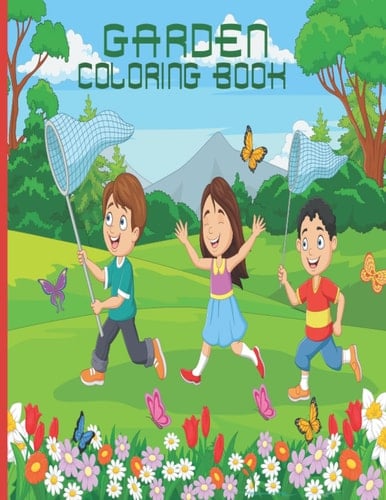 Garden Coloring Book: 50 pages Amazing Garden Coloring Book For Kids And Adults, Coloring Book Featuring Beautiful Flowers and Floral Designs Magical Garden for Stress Relief and Relaxation.